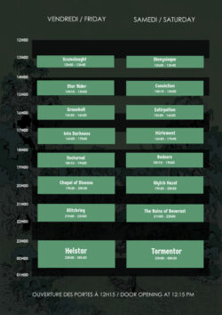 running order courts of chaos